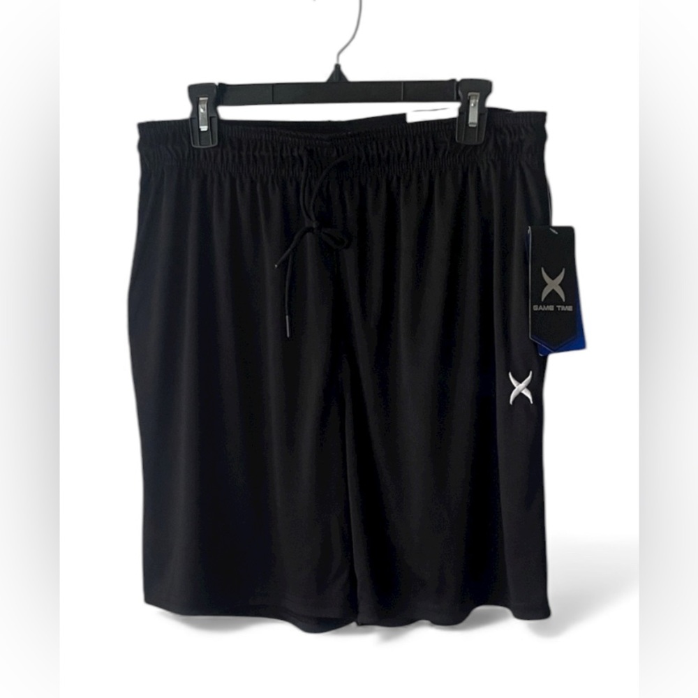Game Time Men's Athletic Shorts in Black